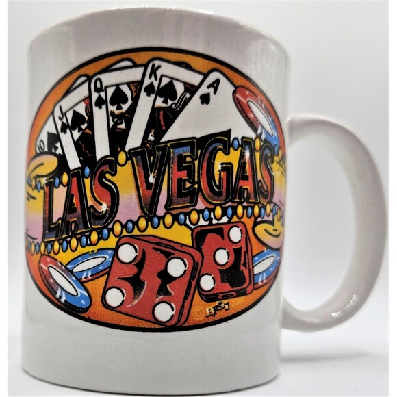 Set of 2 2004 Las Vegas RTSI Souvenir Coffee Mug Cup - Picture 4 of 16